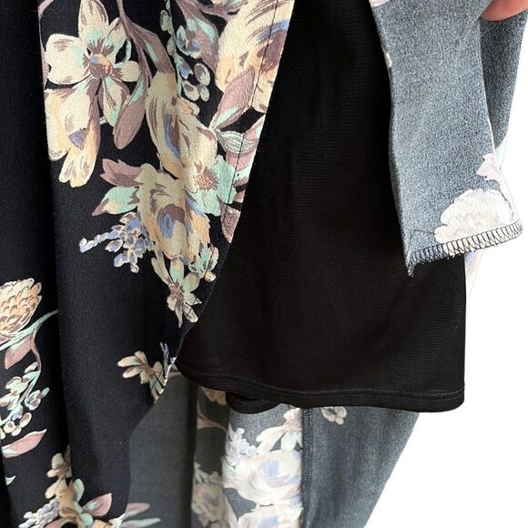 EUC ASTR The Label Black Floral Faux Wrap Dress - Picture 6 of 8